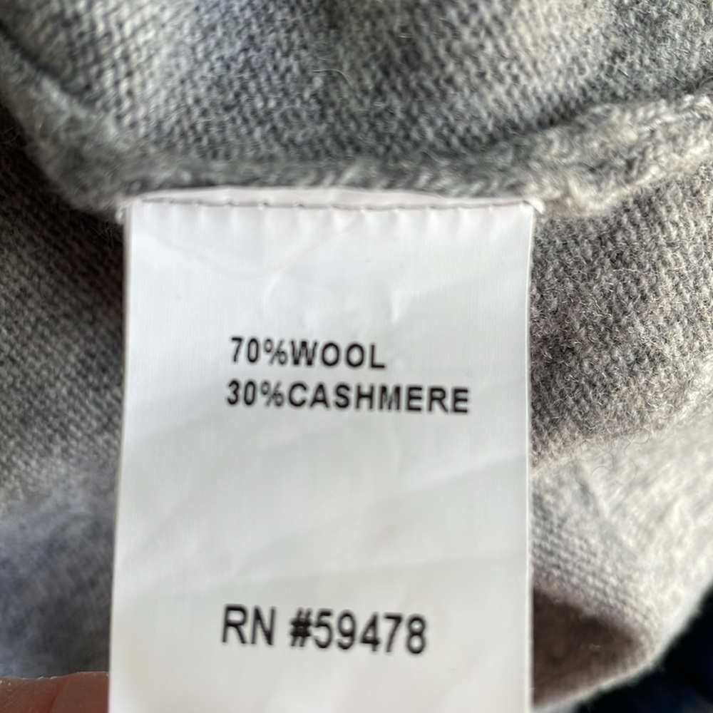 Mantovani Studio Colorblock Cashmere Wool Cowlneck Sweater - Picture 5 of 6